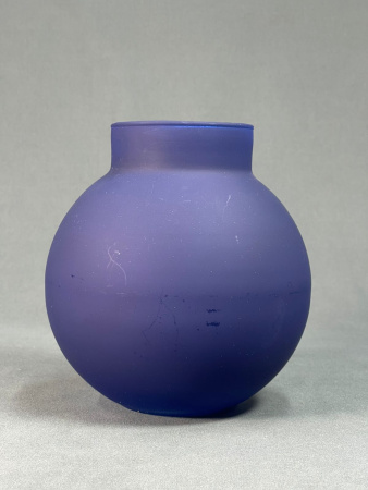 Ваза ЛАура темно синий матовый Токио-2